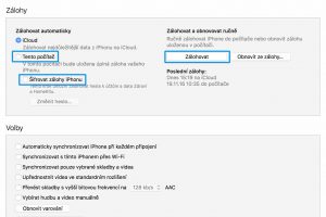 Jak zálohovat iPhone