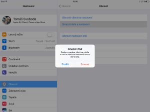 Jak obnovit iPad