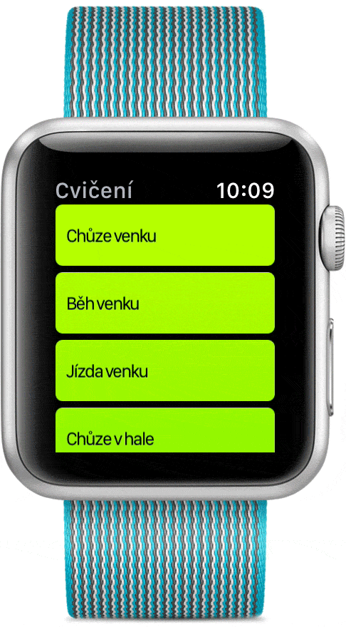 Jóga Apple Watch