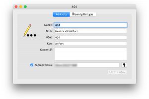Jak zjistit heslo k Wi-Fi na macOS