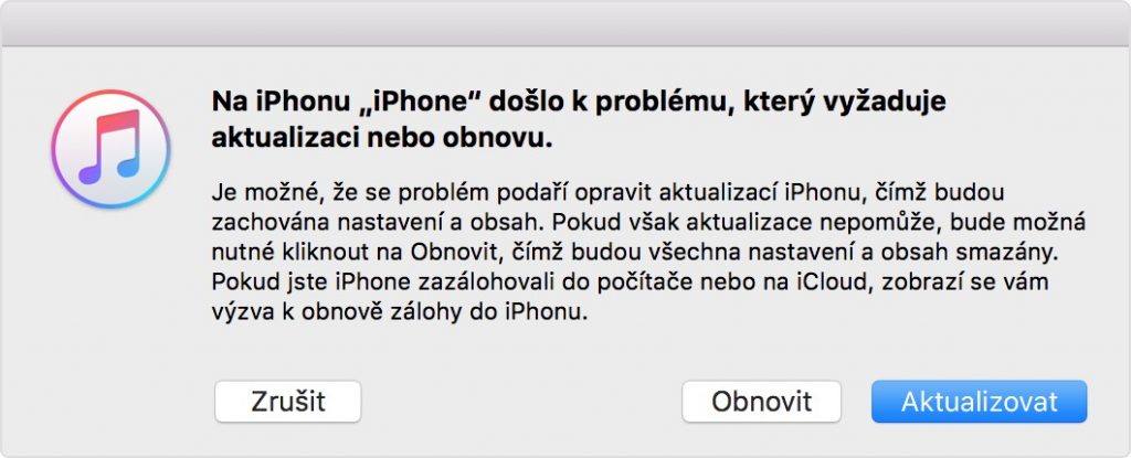 jak vymazat iPhone